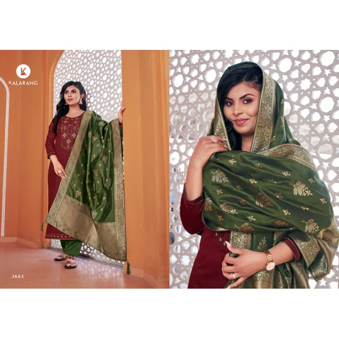 Kalarang Suhani Vol 2 Jam Silk Cotton Salwar Suits